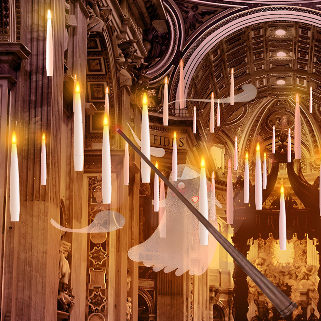 Magic Floating Candles - Wand Remote Control