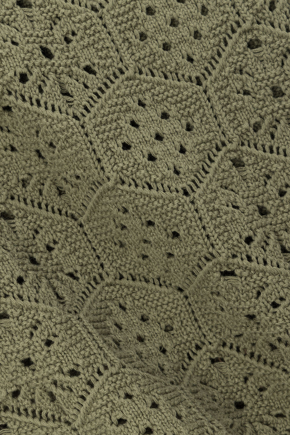 Crochet Cotton Buttoned Top