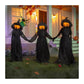3 Light Up Witch Statues