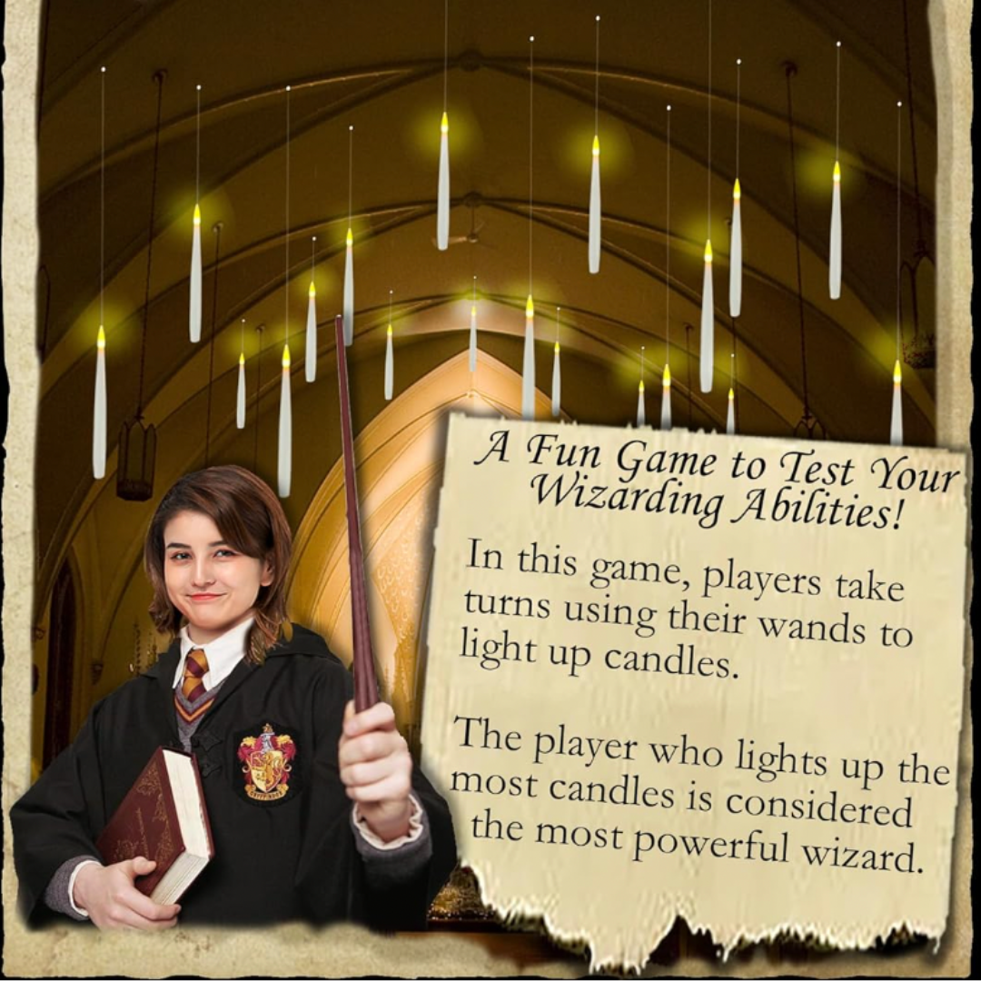 Magic Floating Candles - Wand Remote Control