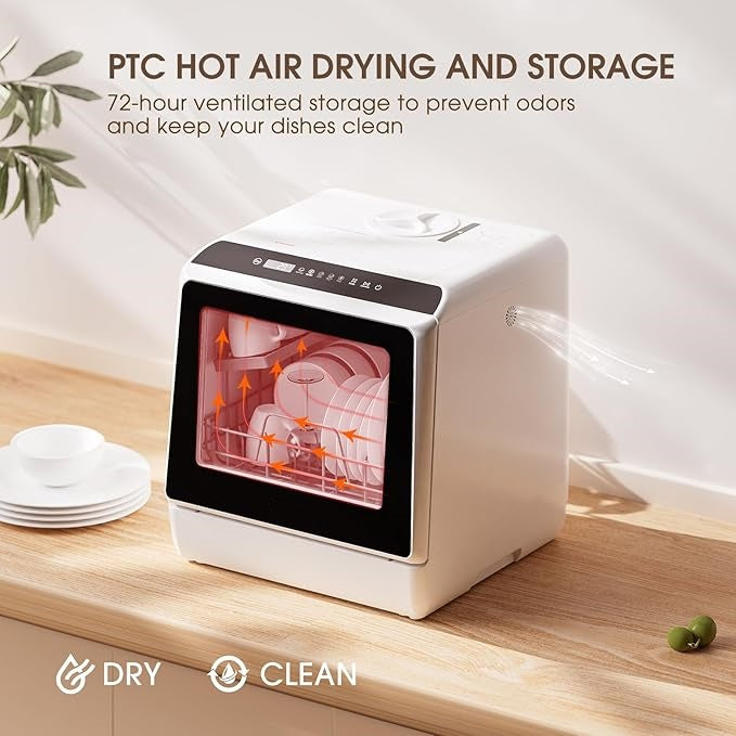 Compact Countertop Dishwasher – Small Size, Big Performance