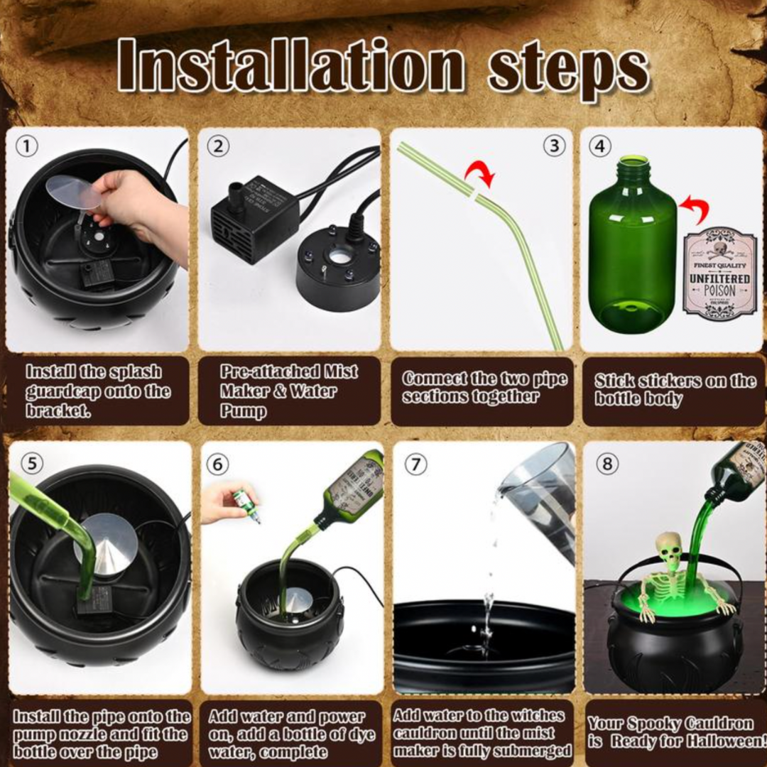 Halloween Witch Cauldron