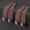 Eptchn TwinHook Leather Car 2-in-1 Leather Car Storage Hook