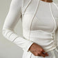 Basic Piping Long Sleeve Top