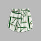 Print Drawstring Shorts Set