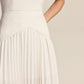 Pleated Hem Mini Dress