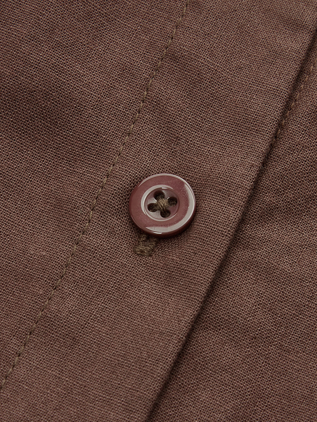 Pleated Button-Front Shirt Dress