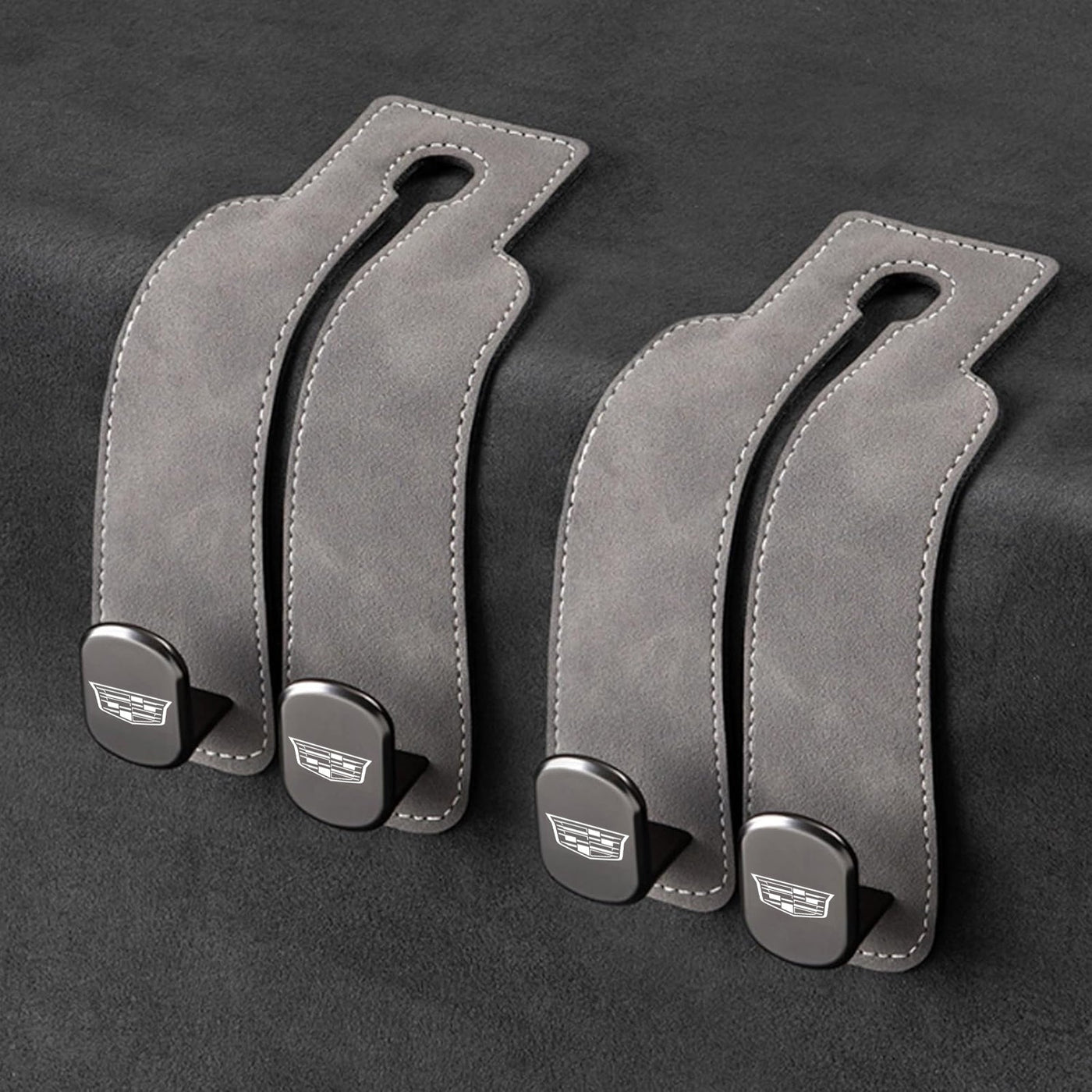 Eptchn TwinHook Leather Car 2-in-1 Leather Car Storage Hook