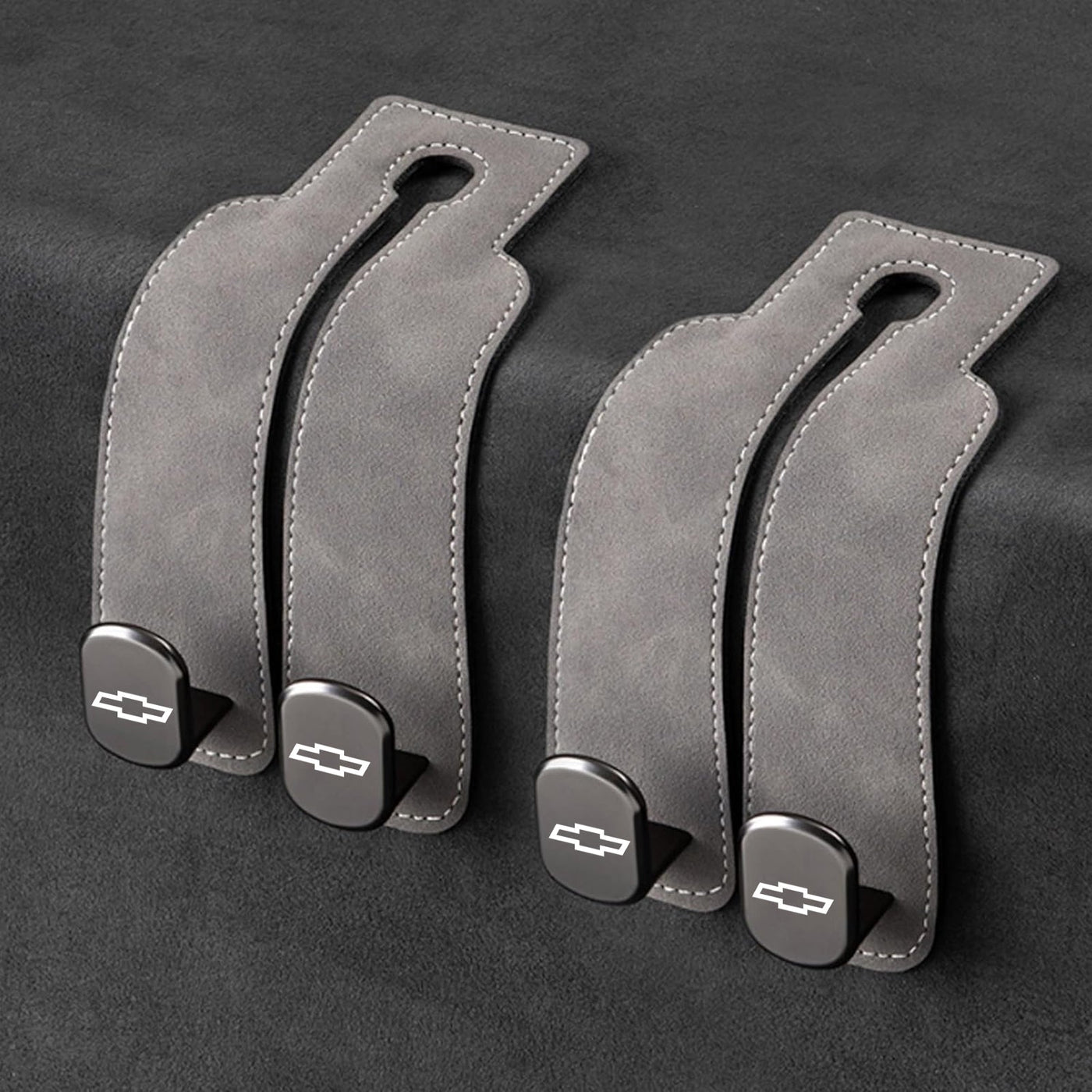 Eptchn TwinHook Leather Car 2-in-1 Leather Car Storage Hook