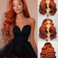 6x5 invisible knots Glueless Ginger Ombre Loose Body Wave Wig Pre-cut Lace Beginner Friendly