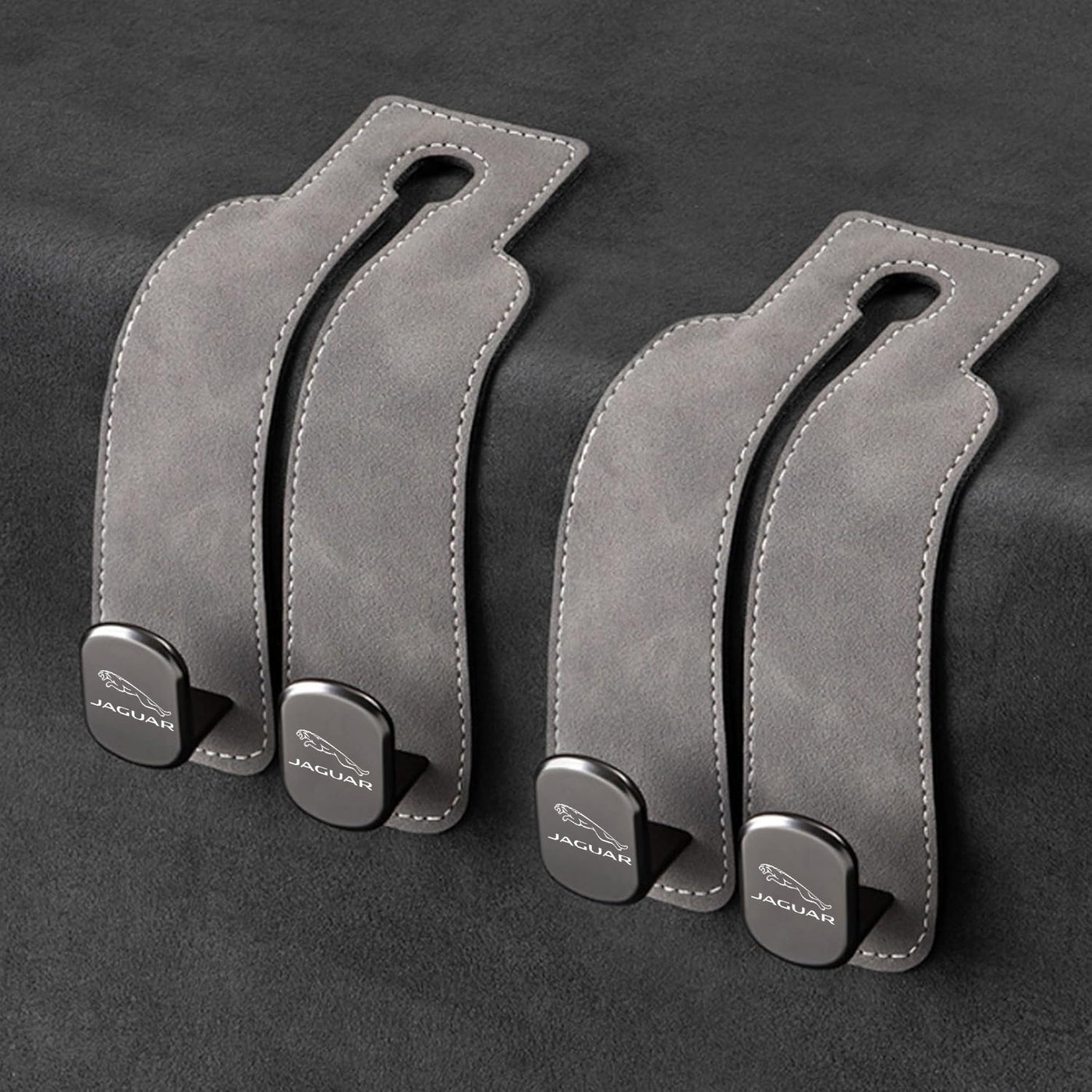 Eptchn TwinHook Leather Car 2-in-1 Leather Car Storage Hook