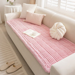 Lazy Soft Flannel Breathable Pet Mat Non-slip Couch Cover