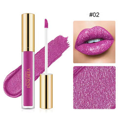 Long-Lasting Glitter Liquid Lipstick – Diamond Shine Effect 💋