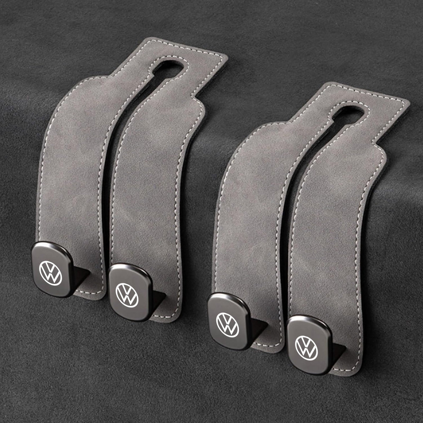 Eptchn TwinHook Leather Car 2-in-1 Leather Car Storage Hook