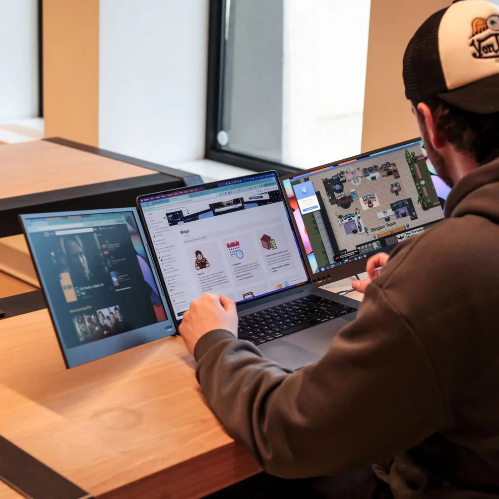 Dual Boost 15.6" Pro – Portable Dual-Screen Laptop Monitor