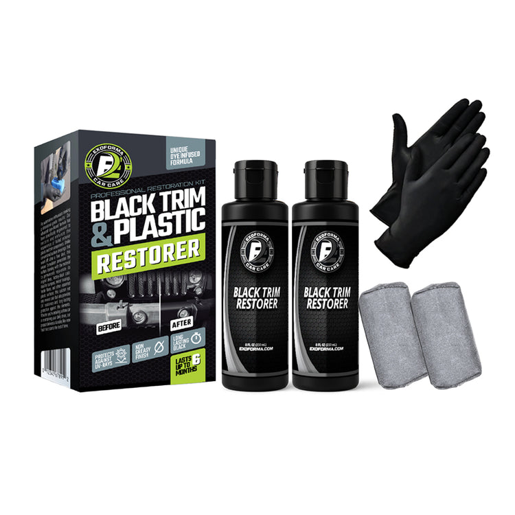 instantly restore faded trim & plastic back to looking new!