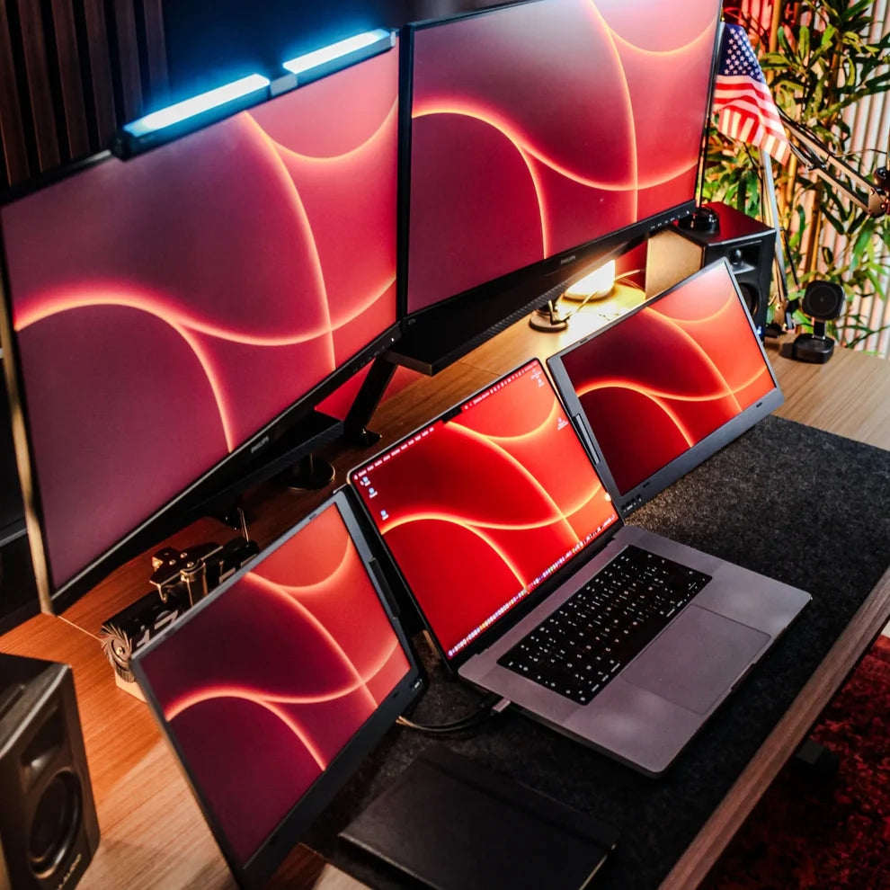 Dual Boost 15.6" Pro – Portable Dual-Screen Laptop Monitor