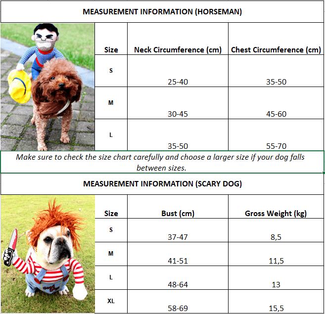 Halloween Dog Costume – Scary Red Adjustable Pet Cosplay Outfit