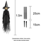 3 Light Up Witch Statues